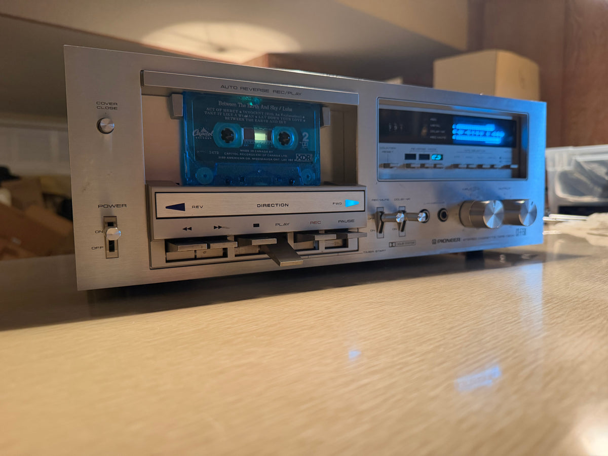 Pioneer CT-F750 Vintage Tape Deck Tested 5 New Belts! Cleaned, Lubed, Serviced🎶
