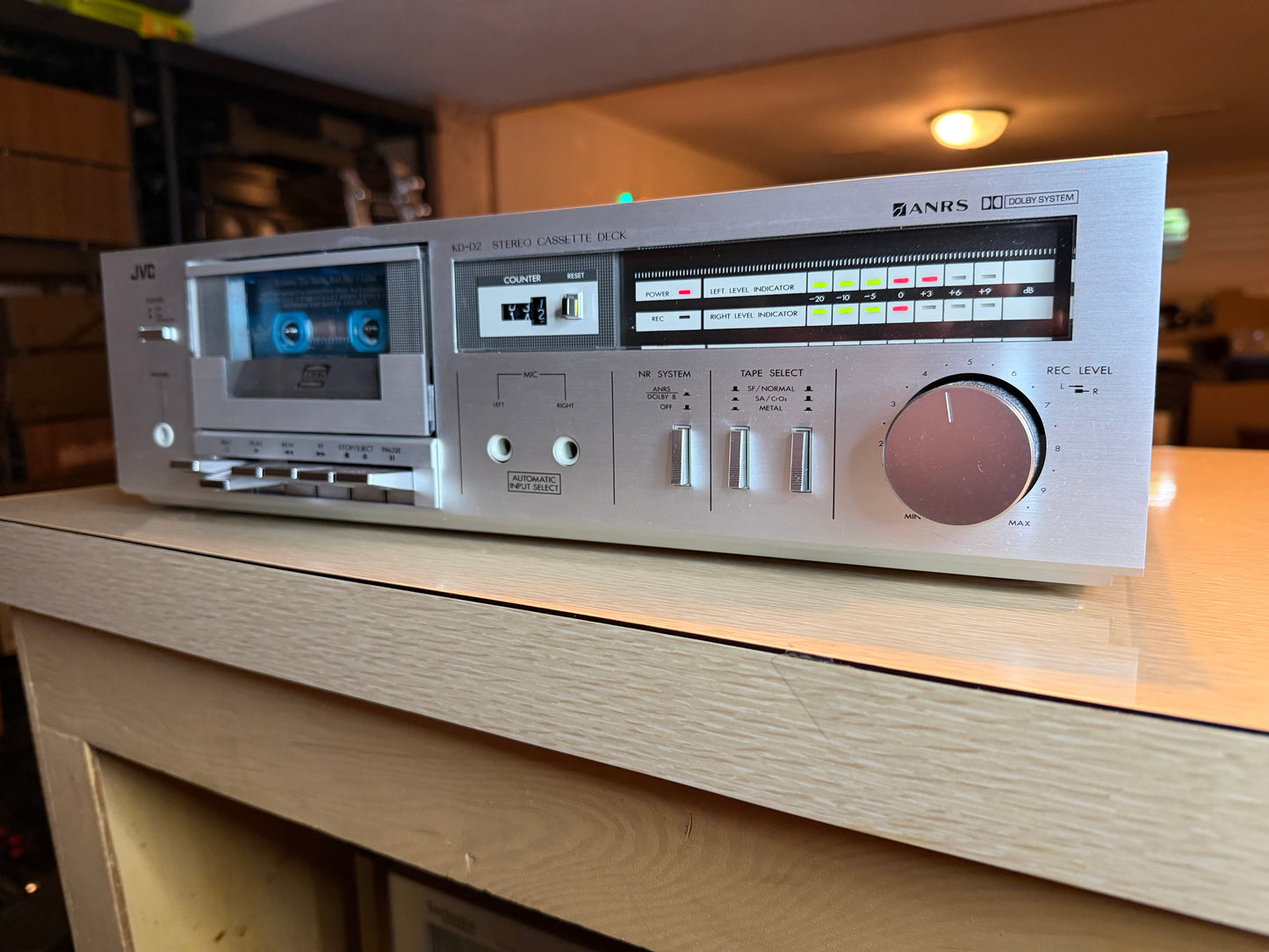 Vintage JVC KD-D2 ANRS Dolby Noise Reduction  Cassette Deck FULL FRESH SERVICE!