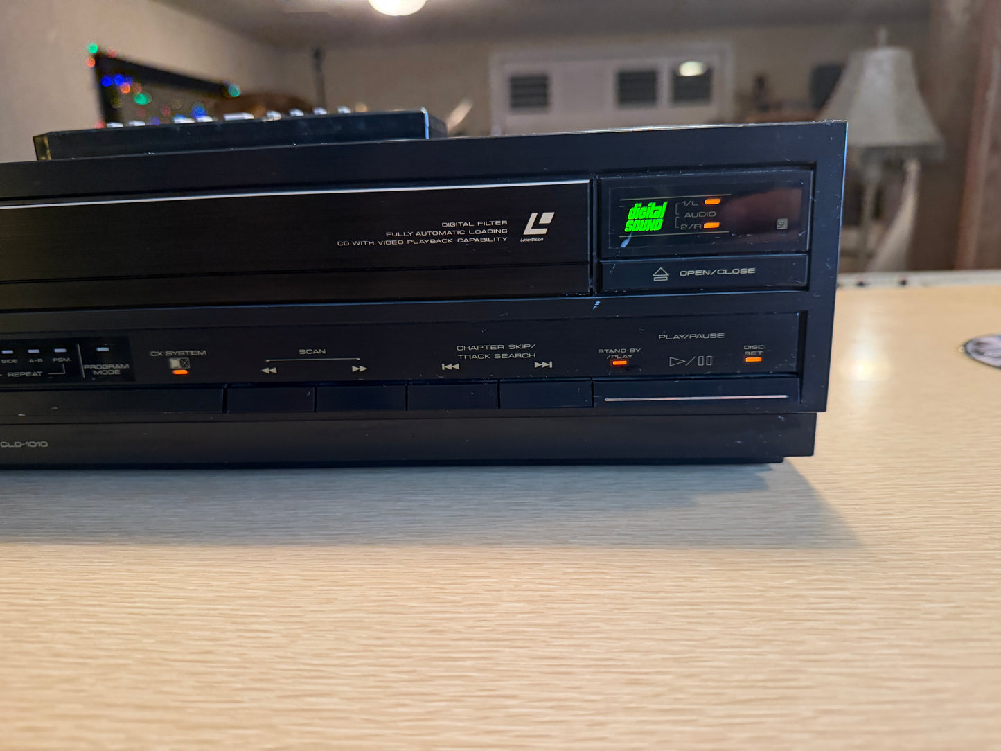 Pioneer CLD-1010 High Fidelity Laserdisc Player Serviced With Remote Very Rare🔥