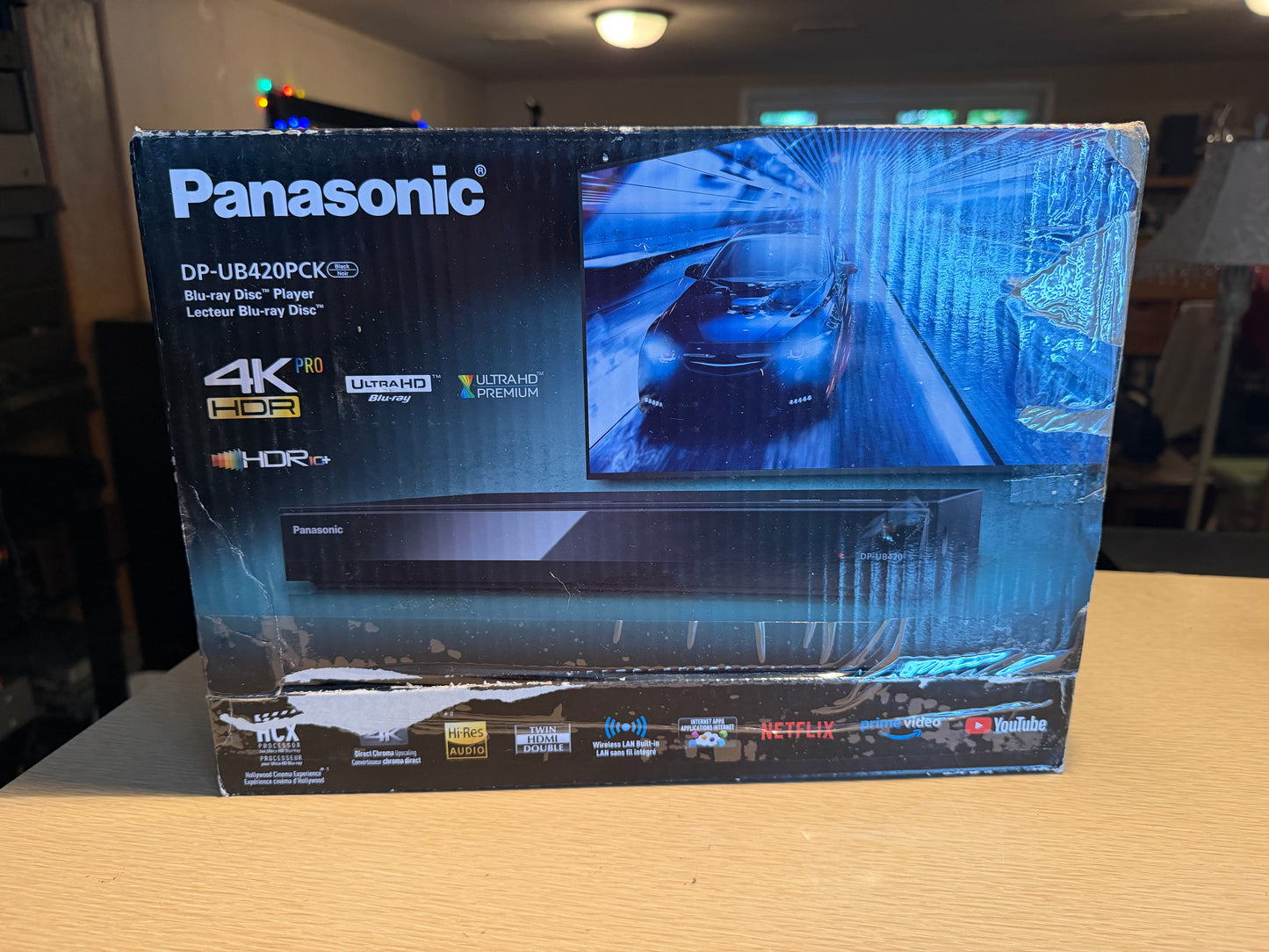 Panasonic DP-UB420 4K Ultra HD Blu-ray Player w/ Power Cord NEW OPEN BOX