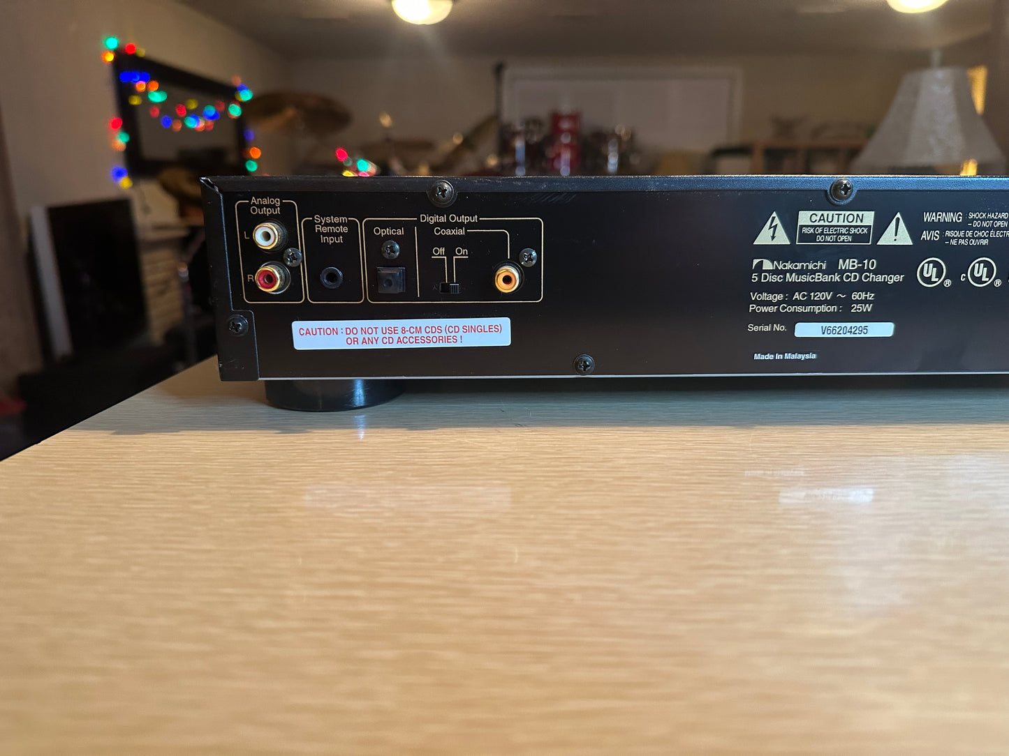 Vintage Nakamichi MB-10 5 Disc MusicBank CD Changer Player Fully Functional Rare