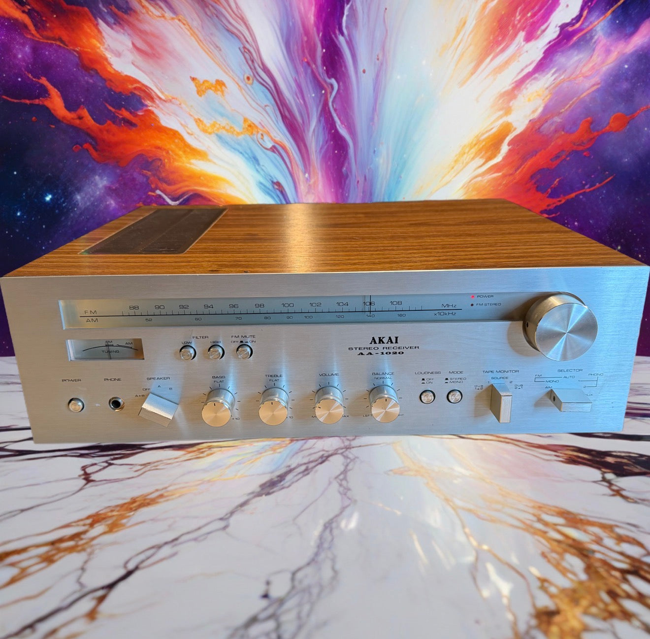 AKAI AA-1020 HiFi Stereo Integrated Amplifier SERVICED RECAPPED REFINISHED 🔥🎶