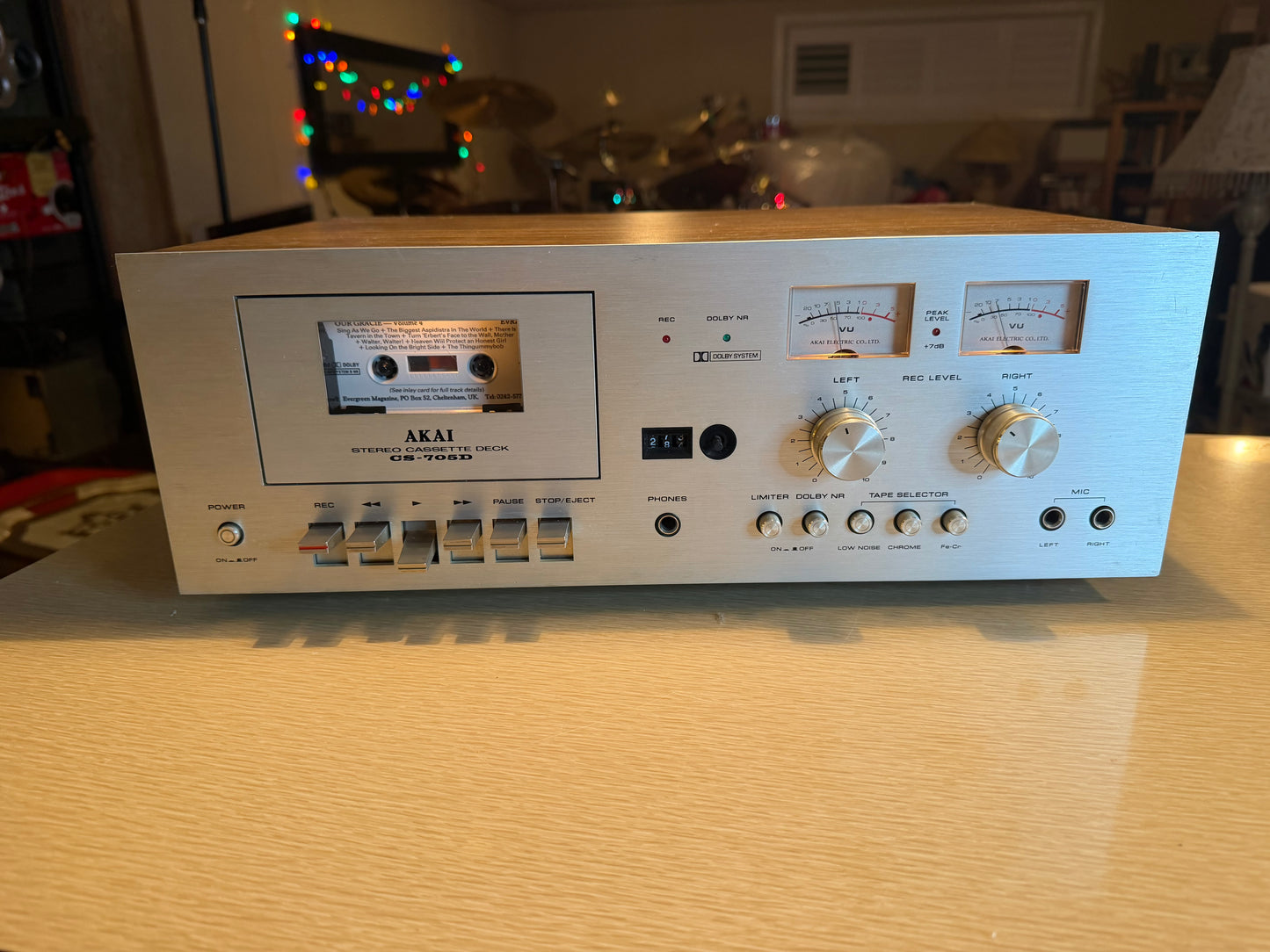 AKAI CS-705D Cassette Deck - FULL FRESH SERVICING Audiophile Candy Gem💎🔥