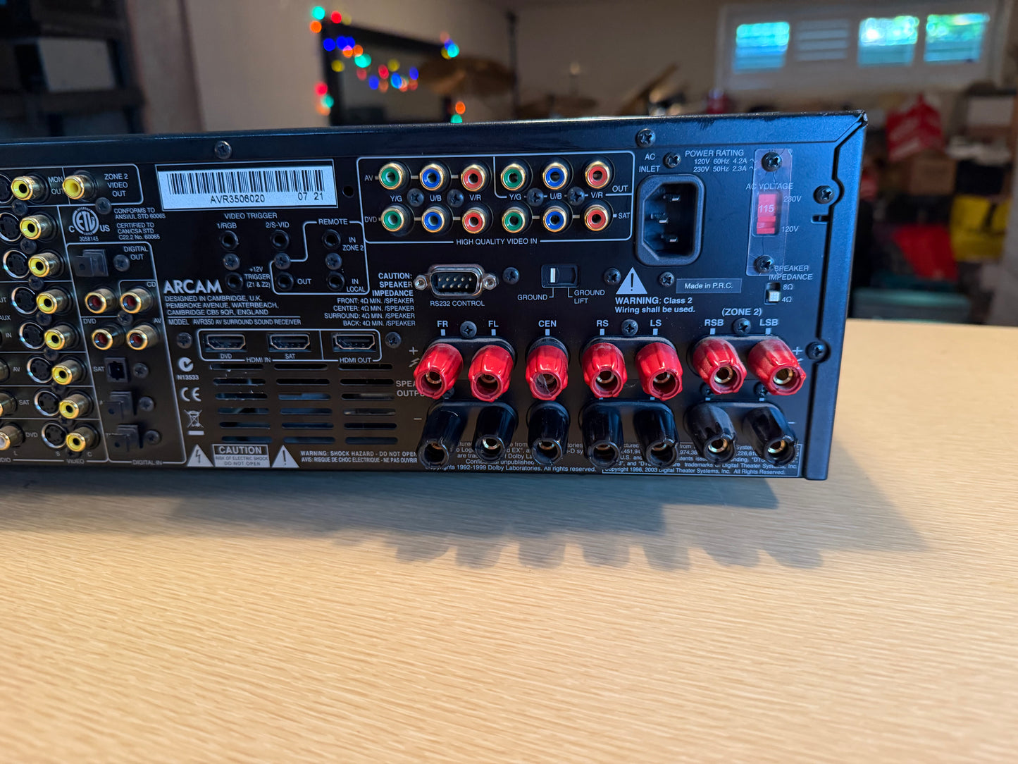 Arcam AVR350 7.1 Channel AV Receiver Mint Condition Beast Full Fresh Service🔥🎶