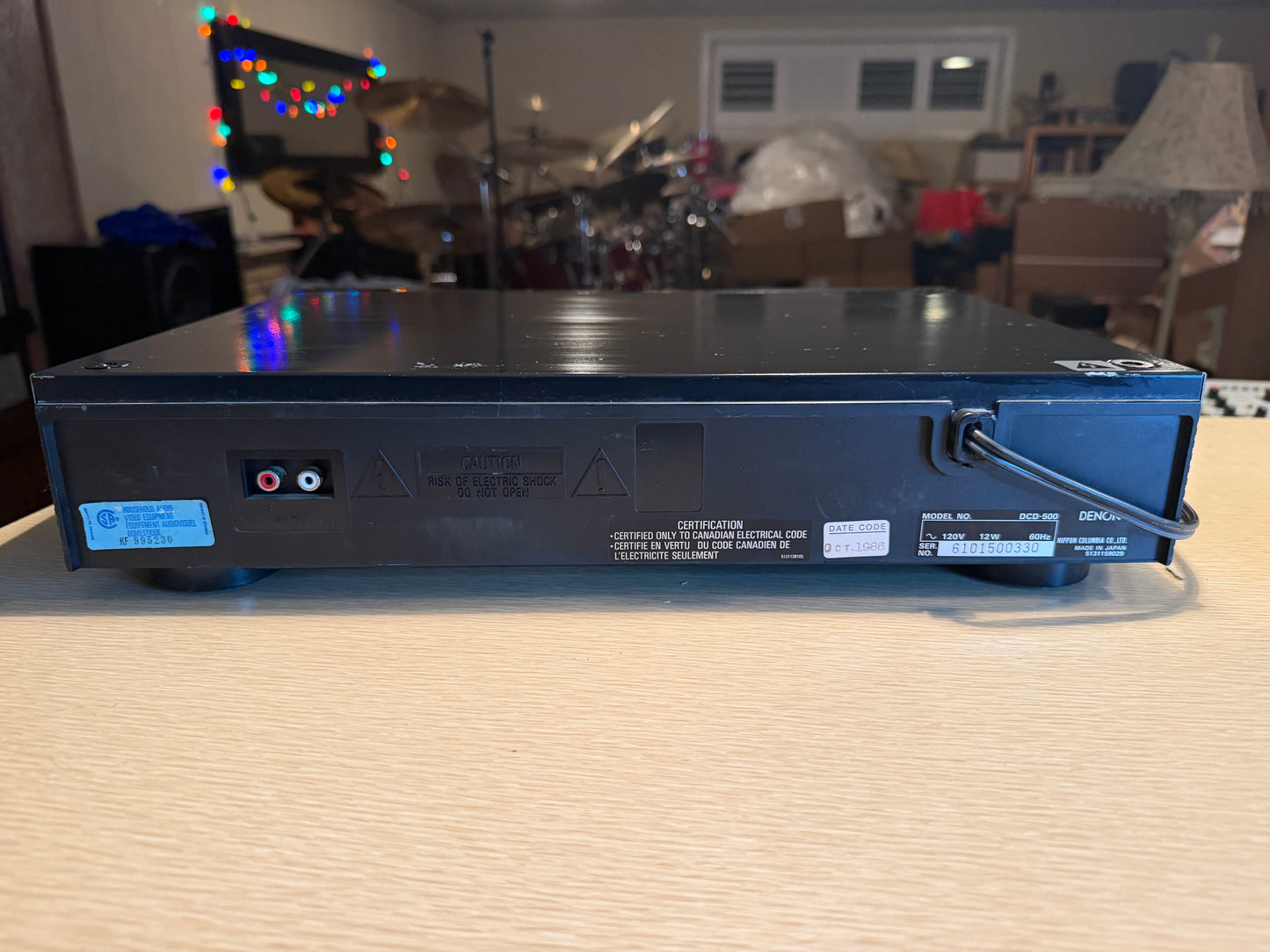 Denon DCD-500 PCM Audio Technology/Compact Disc Player Full Fresh Service Beauty