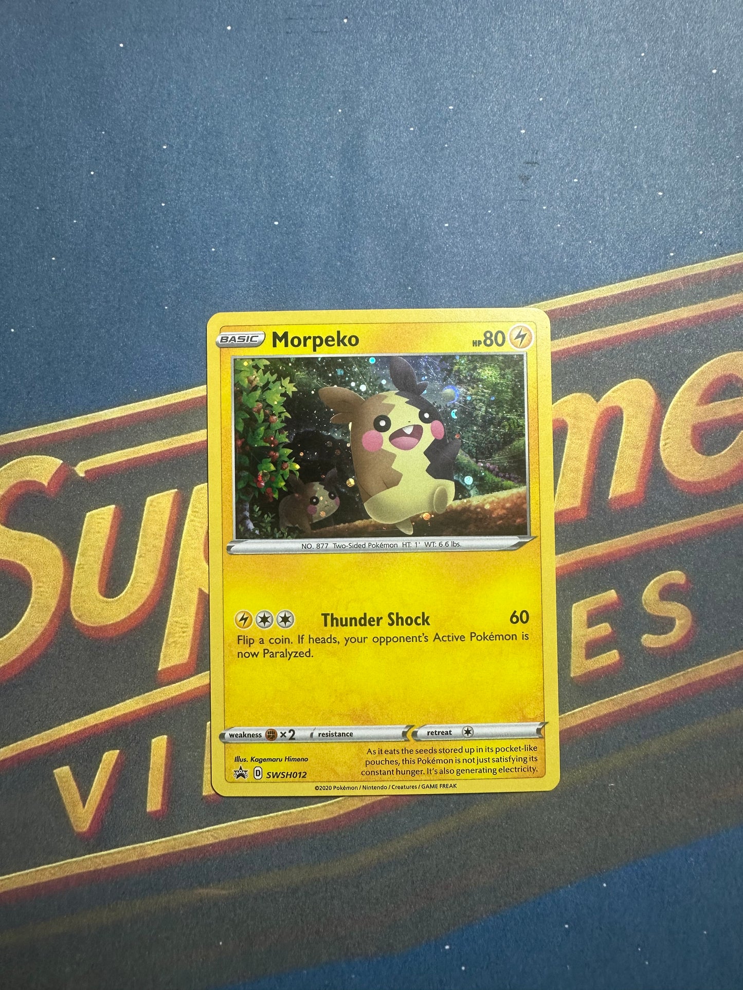 Pokemon Card Morpeko (SWSH012) Sword and Shield Promos Promo Foil/Holo NM