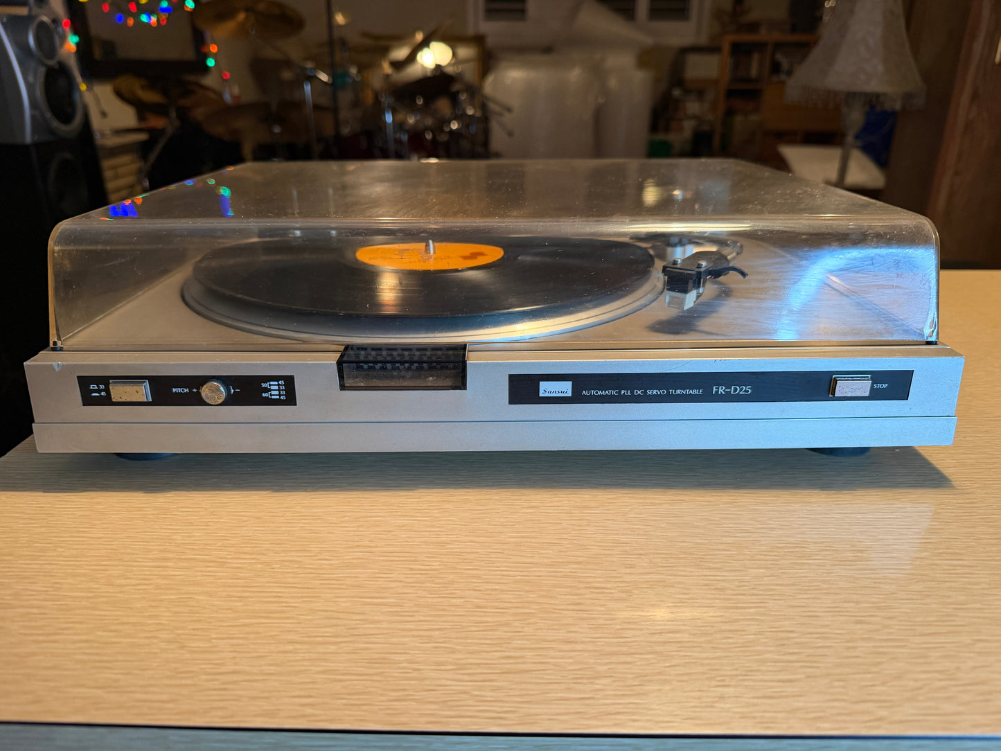 SANSUI FR-D25 TURNTABLE WORKING SANSUI CARTRIDGE BEAUTY V RARE SOUNDS WICKED🎶🔥