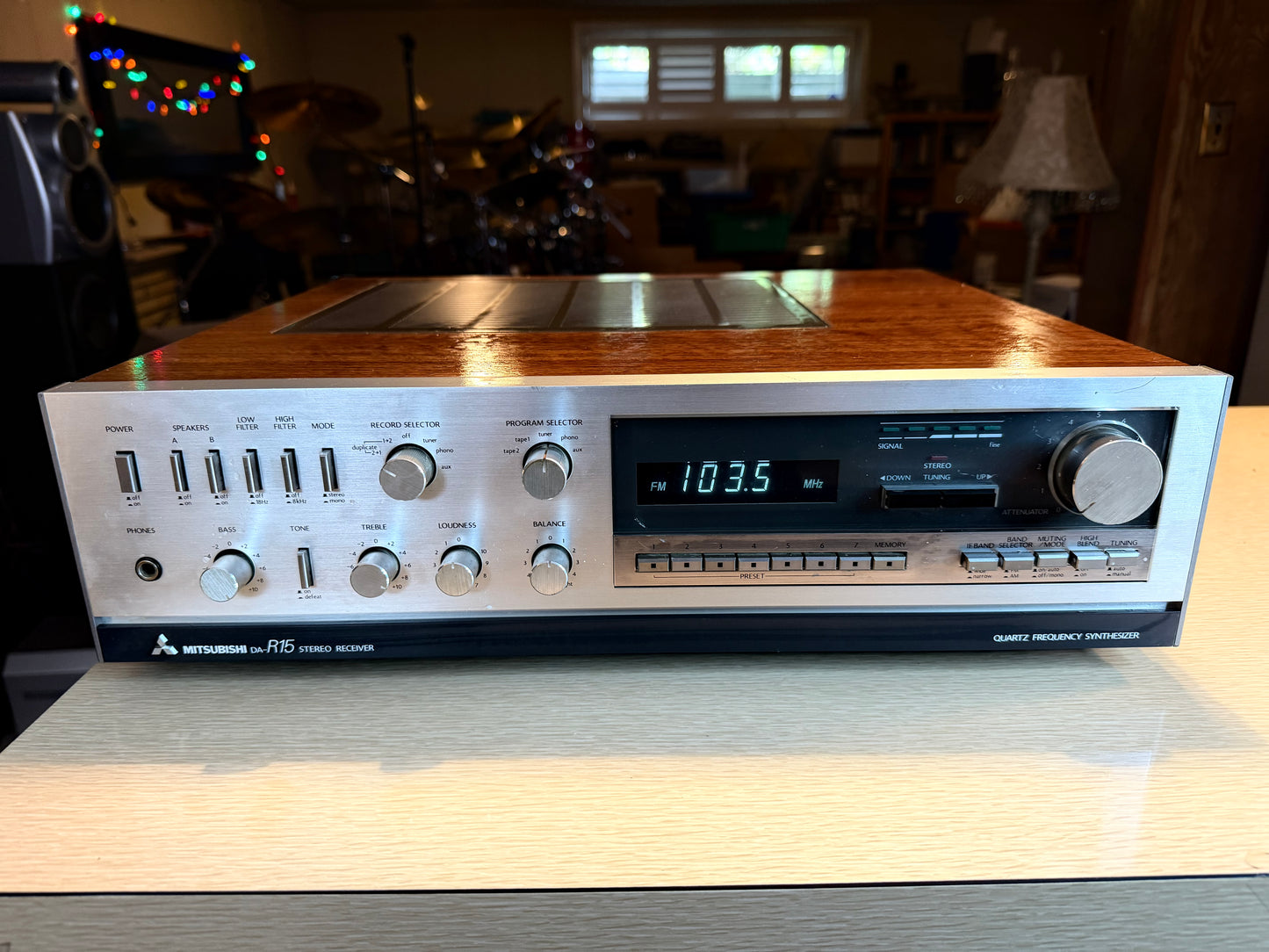 Audiophile Mitsubishi DA-R15 Stereo Receiver Beautiful Finish FRESH SERVICE 💎