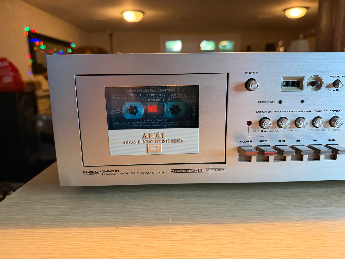 Akai GXC-740 3 Head Cassette Deck EXCELLENT Freshly Serviced Vinyl Finish Wow🎶