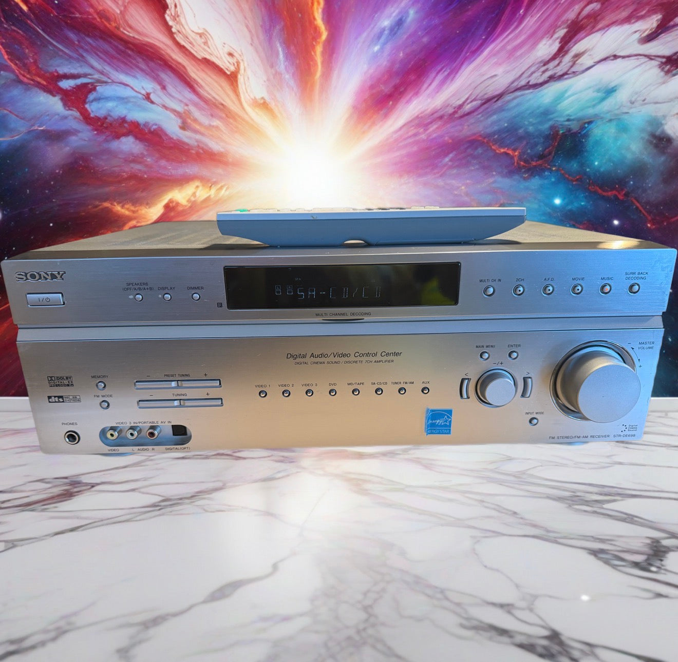 Sony STR-DE698 Digital AV Control Receiver Phono RDS 6 Ch Fresh Service 90WPC🔥