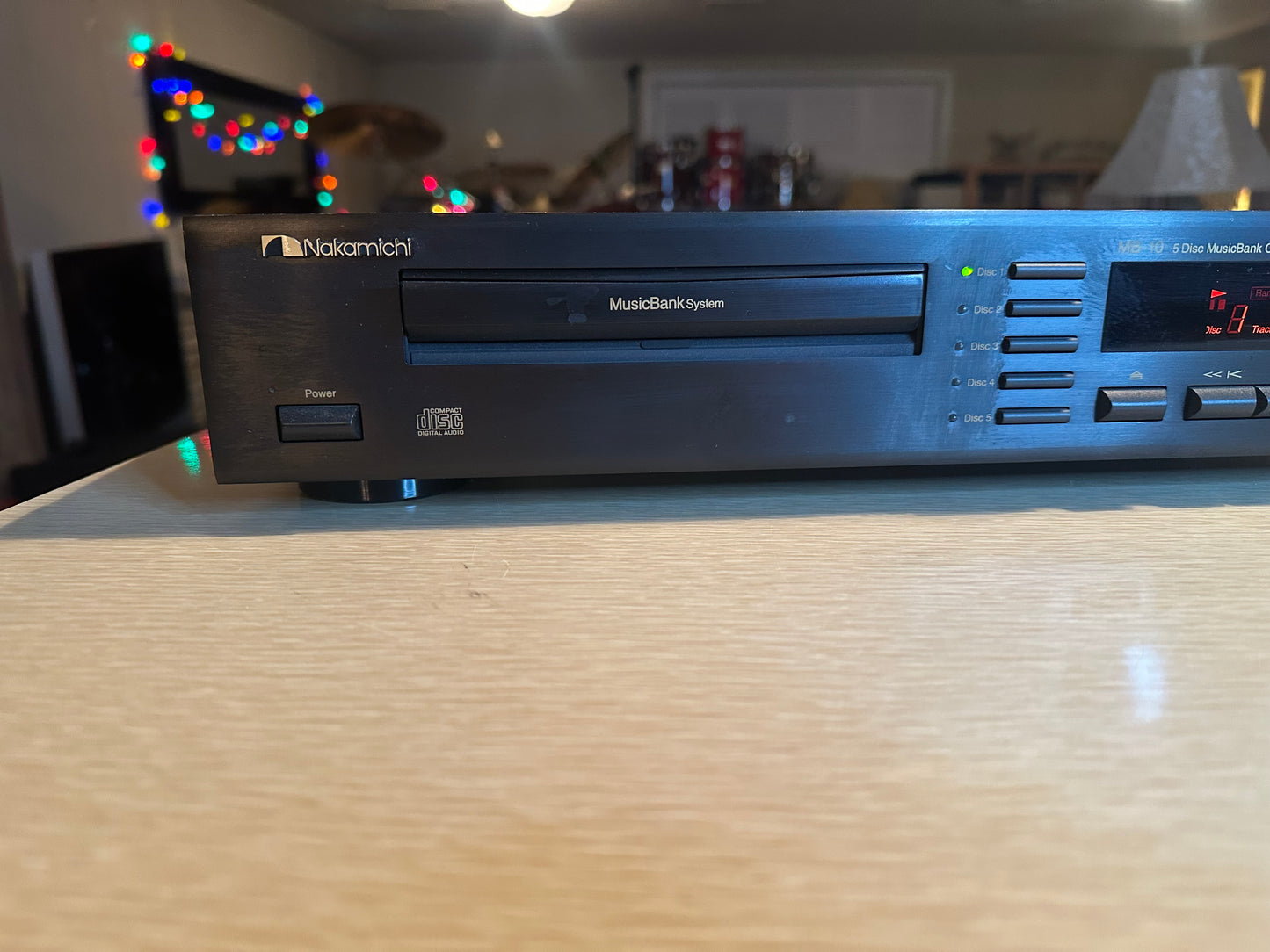 Vintage Nakamichi MB-10 5 Disc MusicBank CD Changer Player Fully Functional Rare