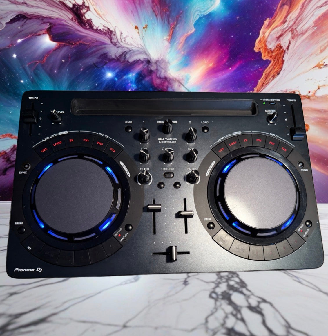 Pioneer DDJ-WeGO4-K DJ Controller Fully Operational High Fidelity Low Usage 🎶🔥