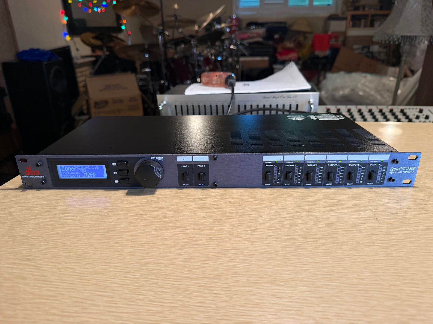DBX ZonePRO 1260 12x6 Digital Zone Processor 12-In 6-Out TESTED Works Great🔥🎶