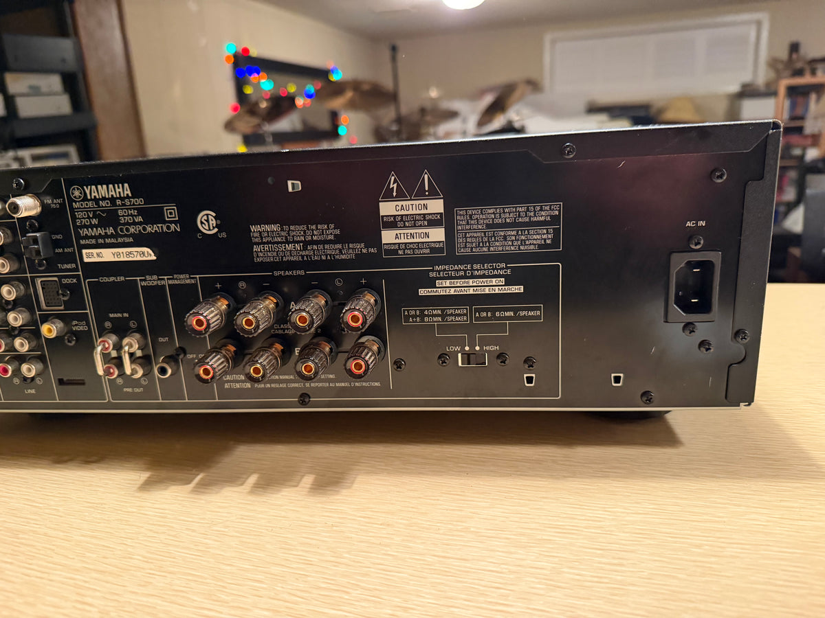Yamaha R-S700 Natural Sound Stereo Receiver 100WPC With Remote Bundle Serviced🎶