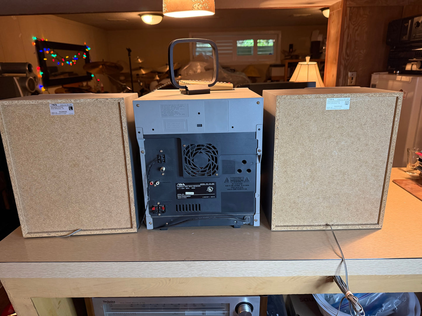 Aiwa JAX‑S5 Stereo System CD Cassette AM/FM Mini Hi‑Fi Component Tested Clean