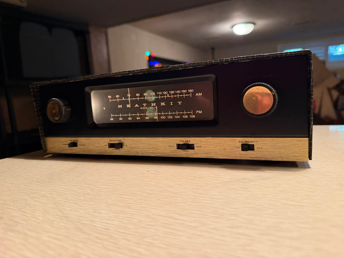 Vintage Heathkit AJ-10 Tube AM/FM Stereo Tuner | 1960s Classic Hi-Fi Fully Works