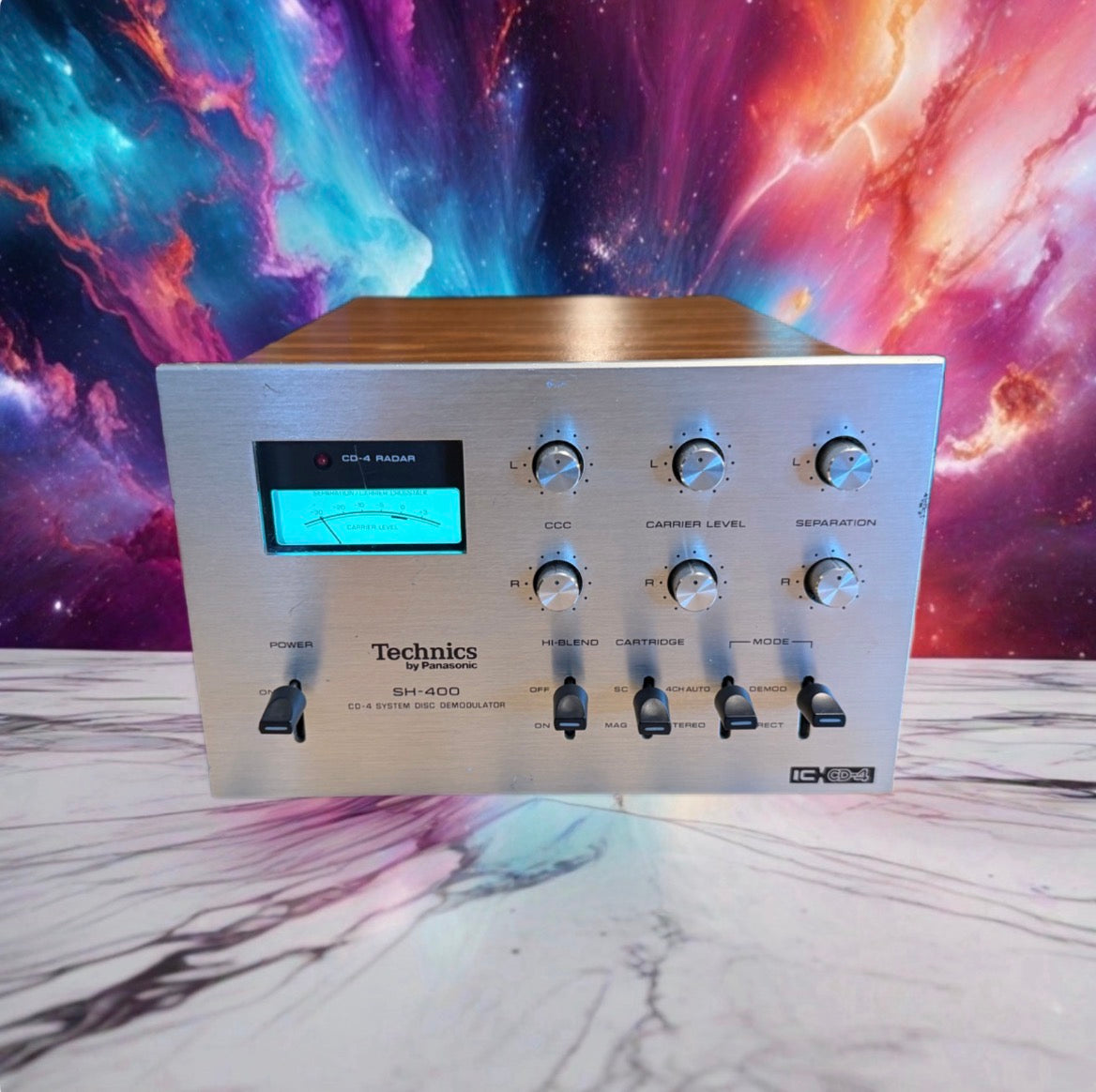 Technics SH-400 CD-4 Quad Disc Demodulator Quadraphonic Freshly Serviced Rare🔥
