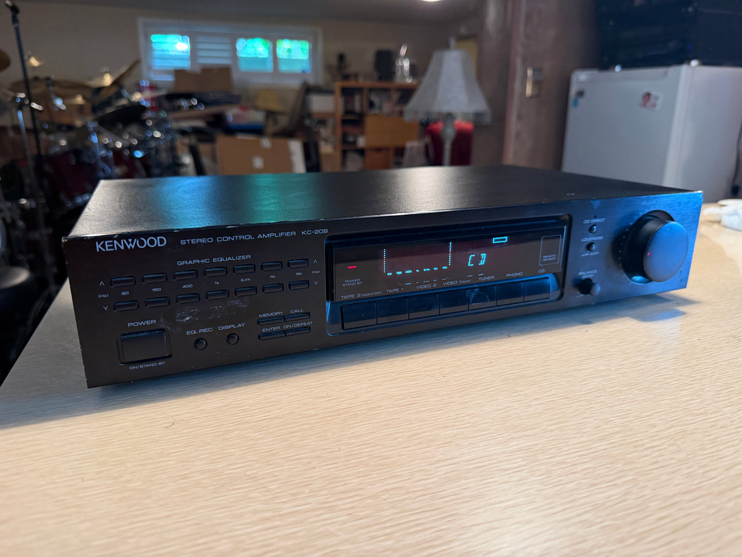Kenwood KC-209 Vintage Stereo Control Amplifier EQ - Serviced Equalizer Rare🎶🔥