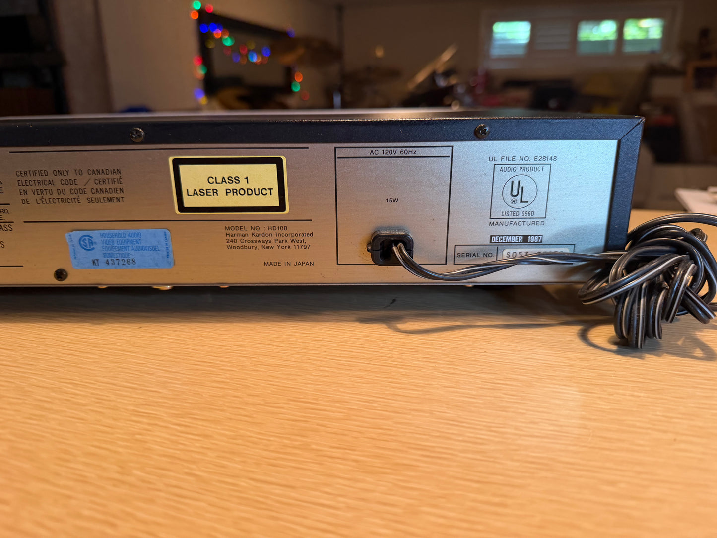 Vintage Harman Kardon HD100 CD Player (1987) – Fresh Servicing New Belts Beauty!