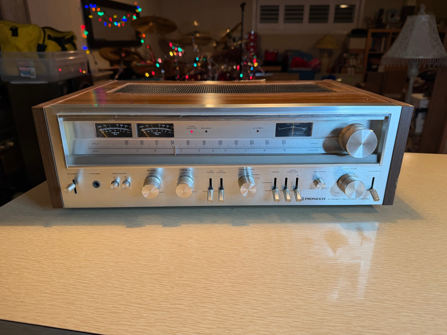 Vintage Pioneer SX-780 Stereo Receiver 45 Watts Per Channel High Output Serviced