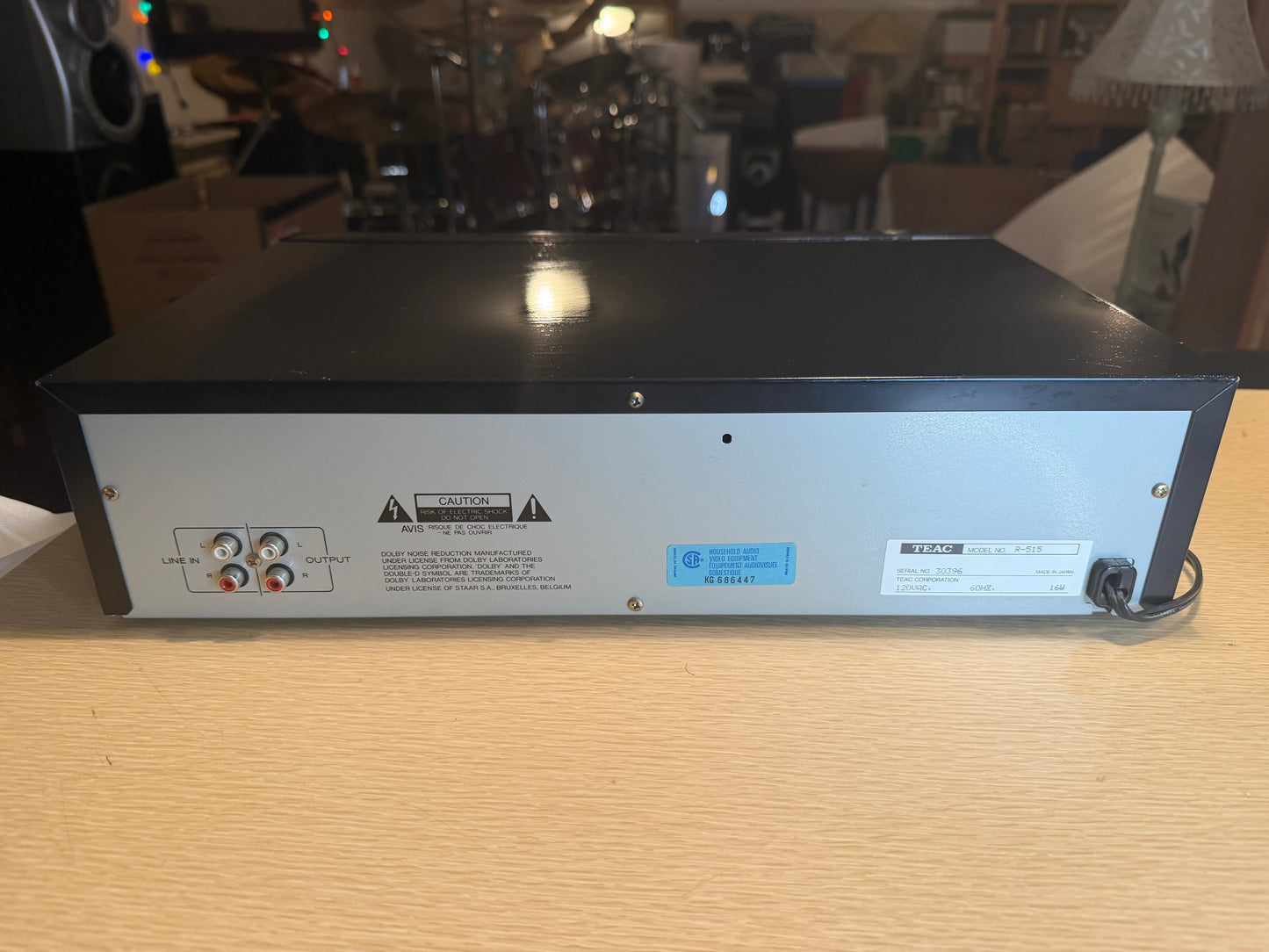 Teac R515 Stereo Tape Cassette Deck Full Fresh Servicing Extremely Rare Sounds👌