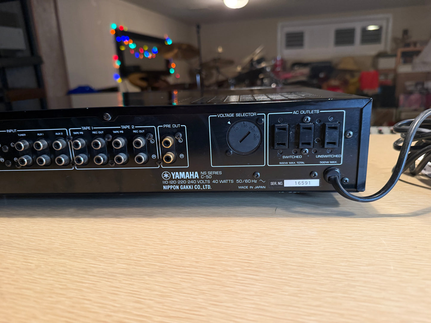 Yamaha C-50 Natural Sound Stereo Control Pre Amp/Amplifier Full Fresh Service🎶