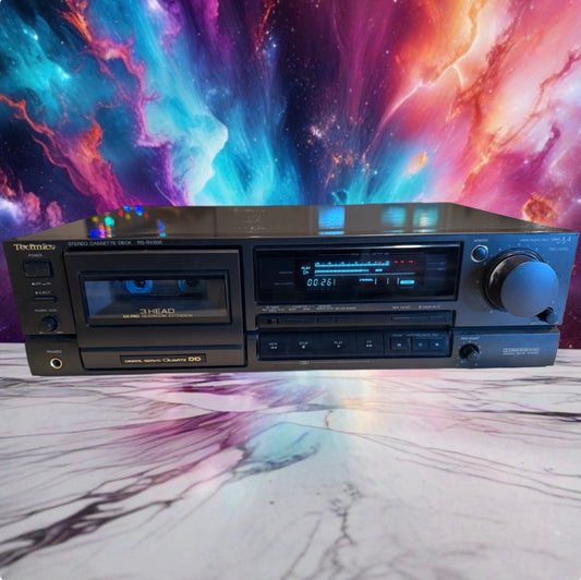 Technics RS-BX606 3-Head Tape Deck Quartz Direct Drive System Fresh Pro Service!