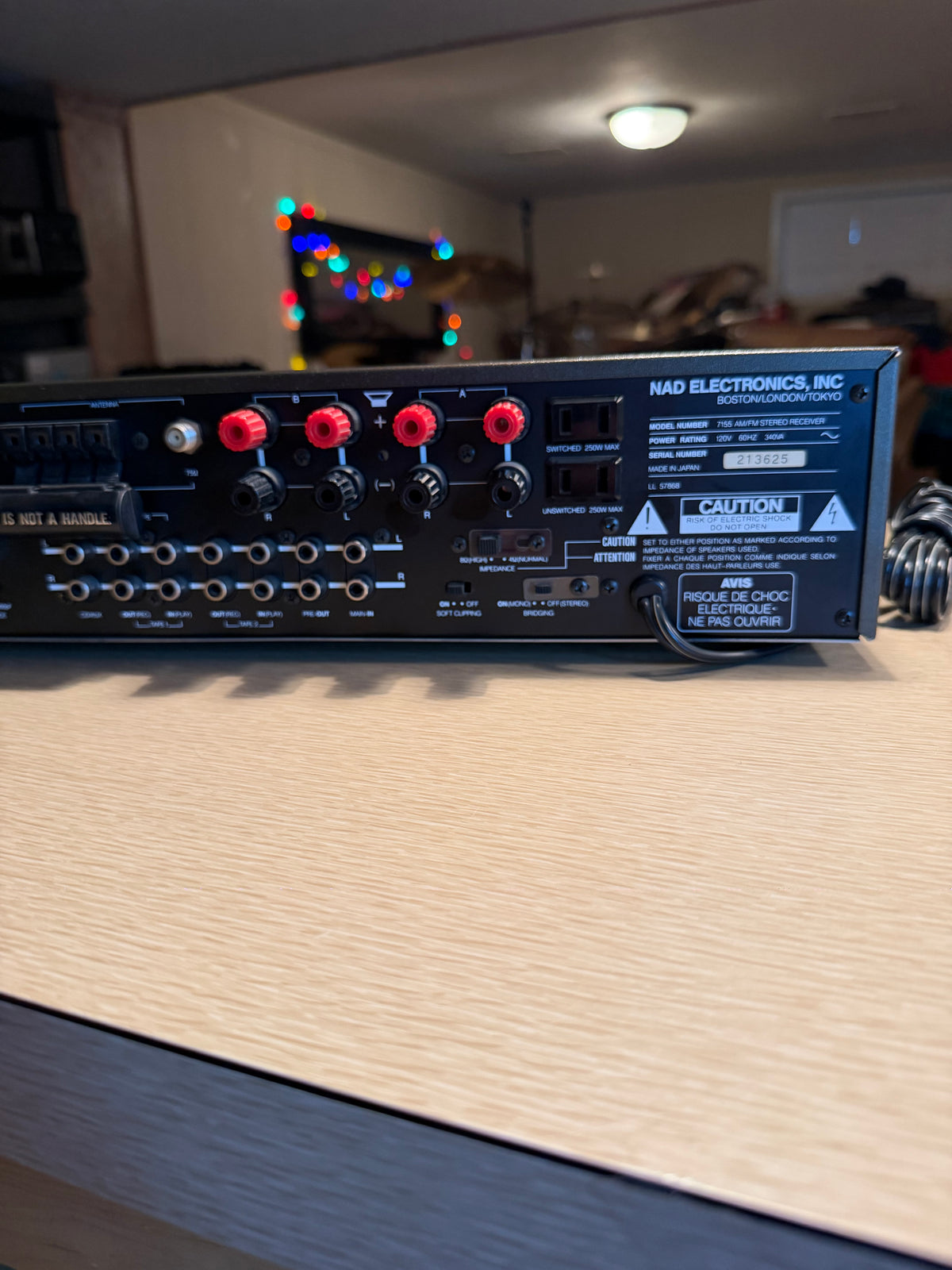 Nad 7155 Am FM Stereo Receiver HI-FI Audiophile Freshly Serviced Crisp Sound🔥🎶
