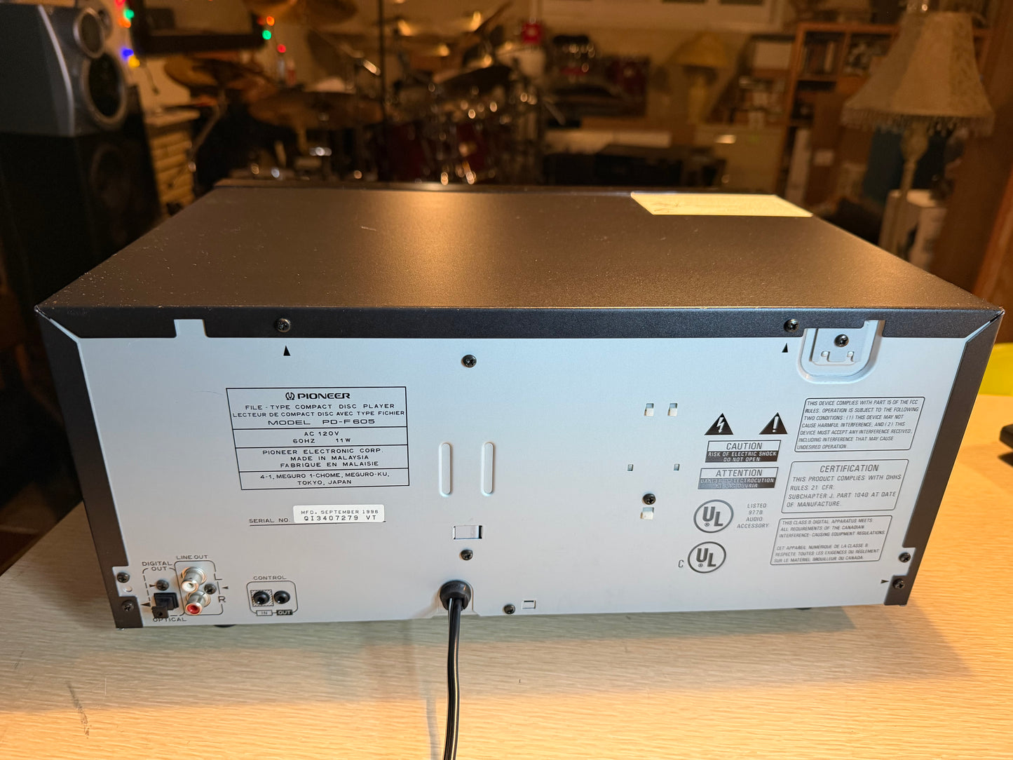 Pioneer PD-F605  File-Type 25-Disc CD Changer Player HIFI Cleaned And Serviced🎶