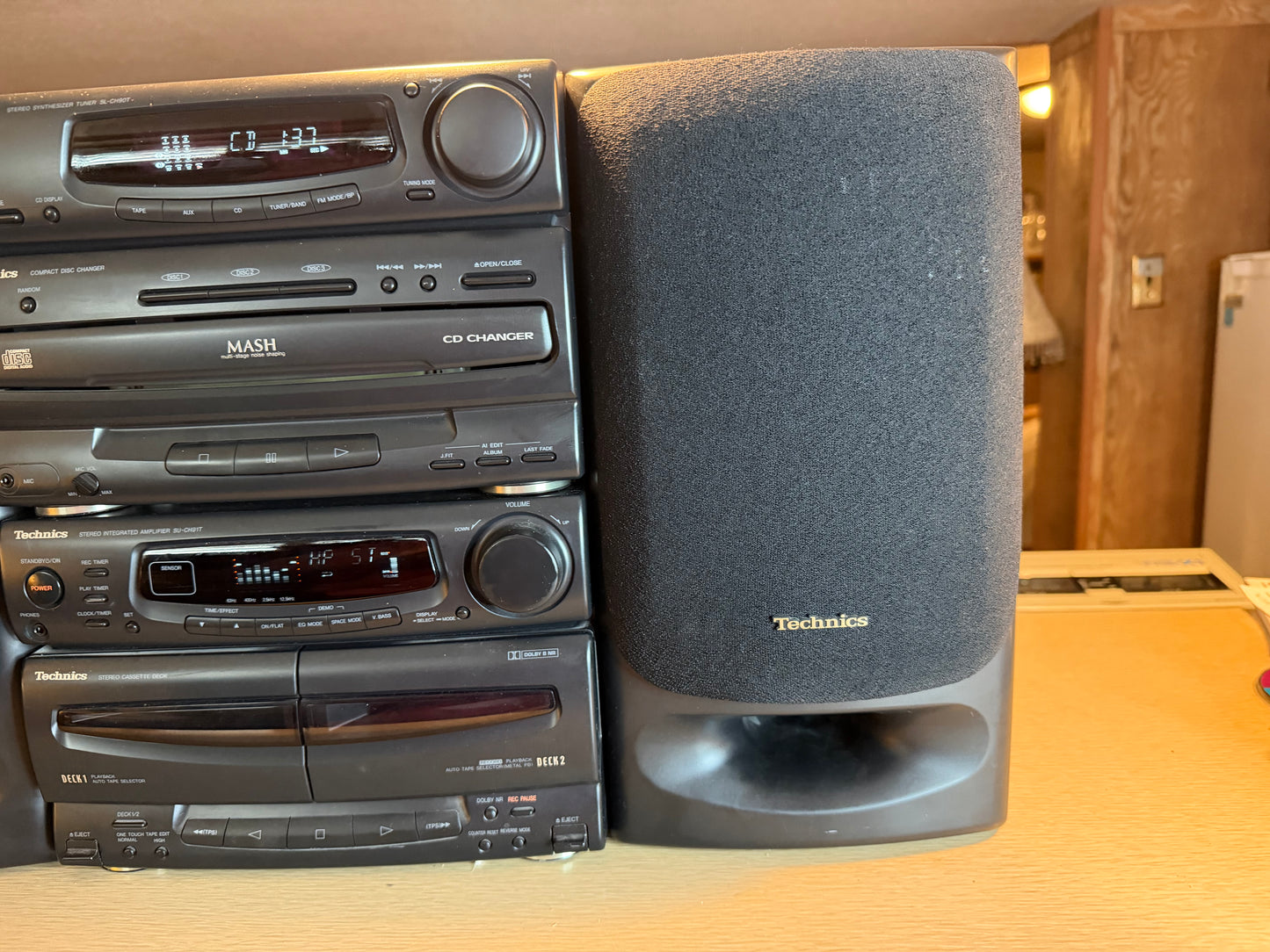 Technics SC-CH90t System SU-CH91T Cassette Deck Amp+SL-CH90T Tuner Cdp Serviced!