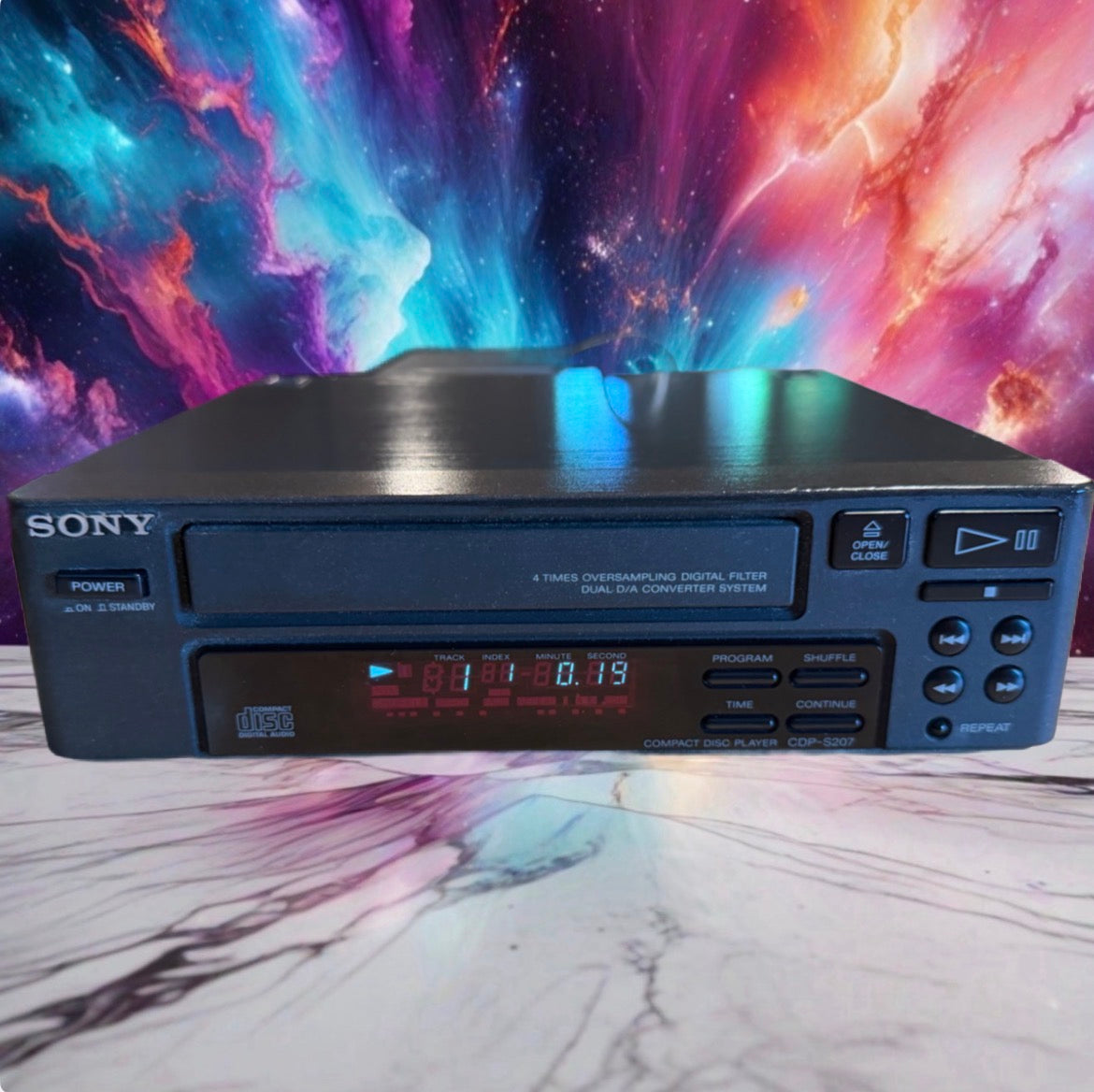 Sony CDP-S207 For Hifi Stack CD Player Vintage 80s New Belts Audiophile Rare🔥🎶