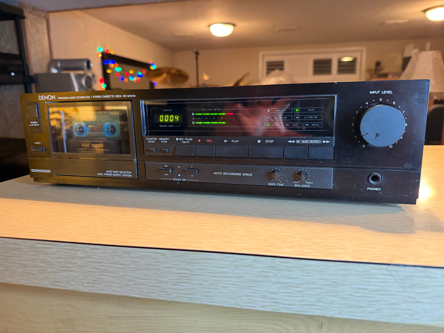 Denon DR-M10HX Cassette Deck HXPRO DOLBY C Serviced New Belts High Fidelity Rare