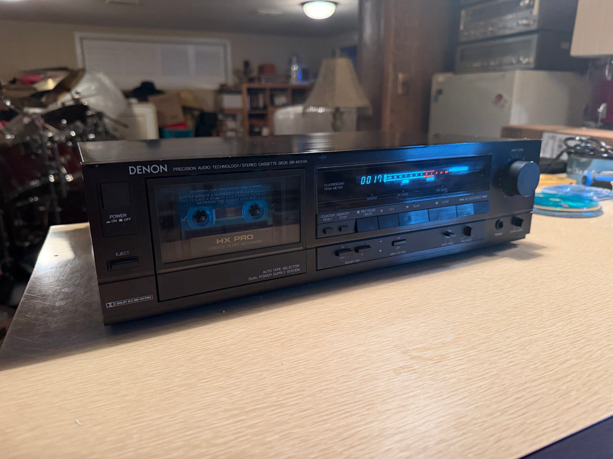 Denon DR-M12HX Stereo Cassette Deck 3 Motor Dolby B/C HX Pro Fresh Service🎶🔥