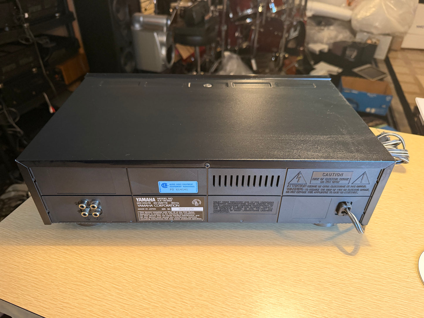 Yamaha Natural Sound Stereo Double Cassette Deck  KX-W362 Fresh Servicing Manual