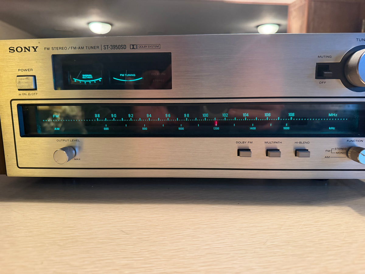 Sony FM Stereo FM-AM Tuner ST-3950SD Full Fresh Service Very Rare Beauty 🔥🎶