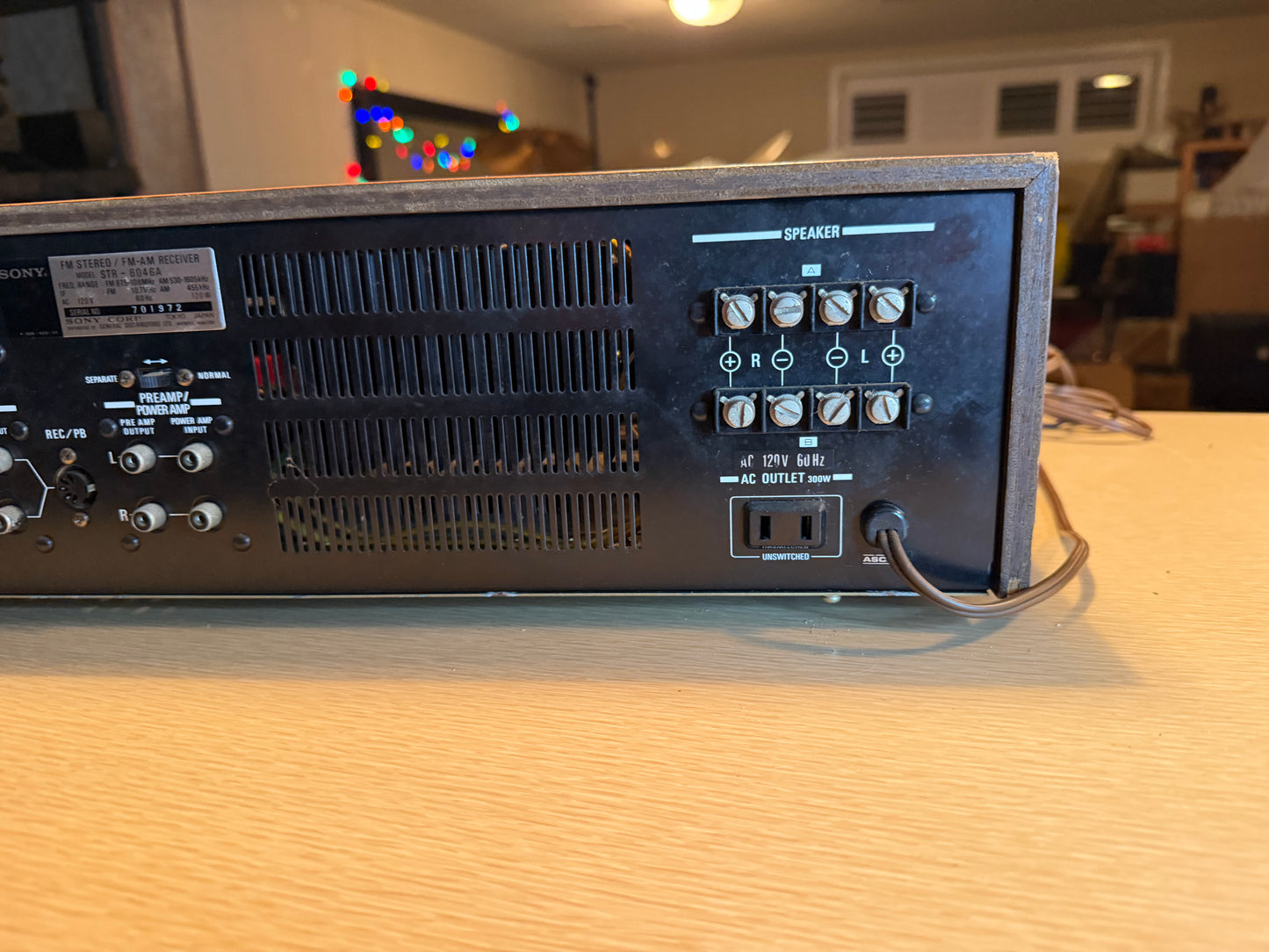 (NEAR MINT) Vintage SONY STR-6046A  AM/FM Stereo Receiver Fresh Servicing ✅🎶