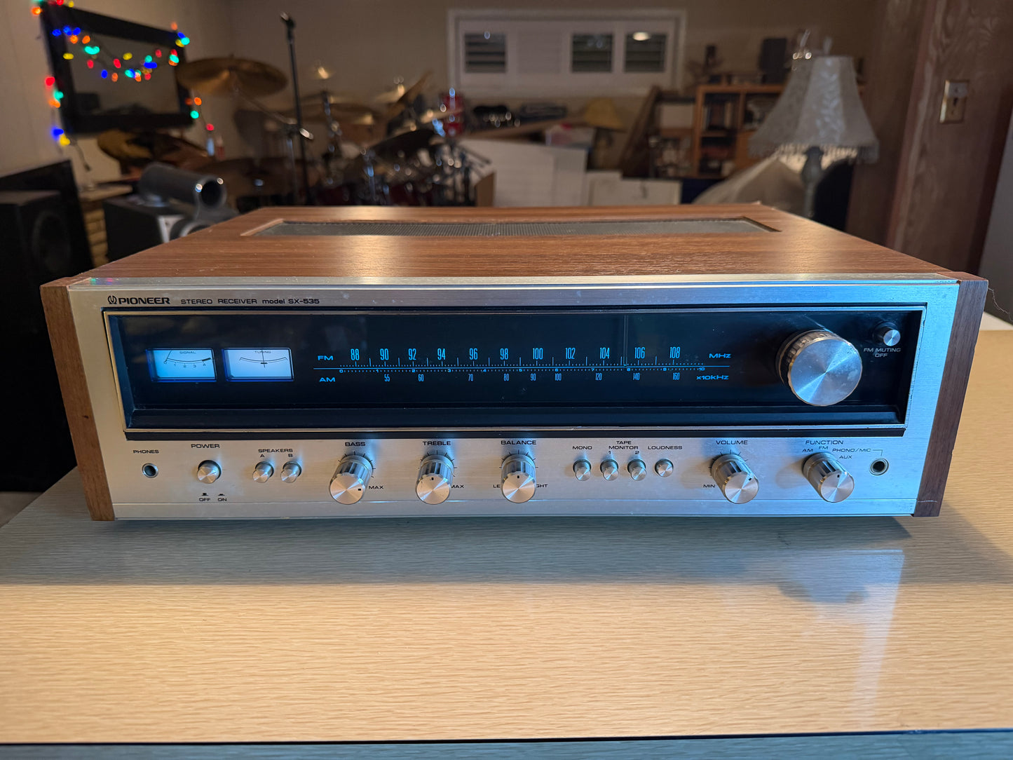 Vintage Pioneer SX-535  AM/FM Stereo Receiver Serviced Works & Cleaned Beauty🎶