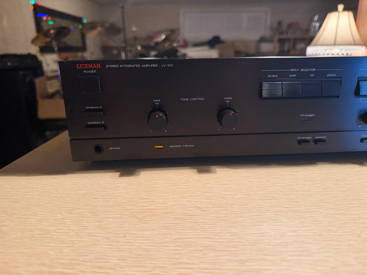 Luxman LV-100 - Stereo Integrated Amplifier Near Mint CND Full Fresh Service🔥🎶