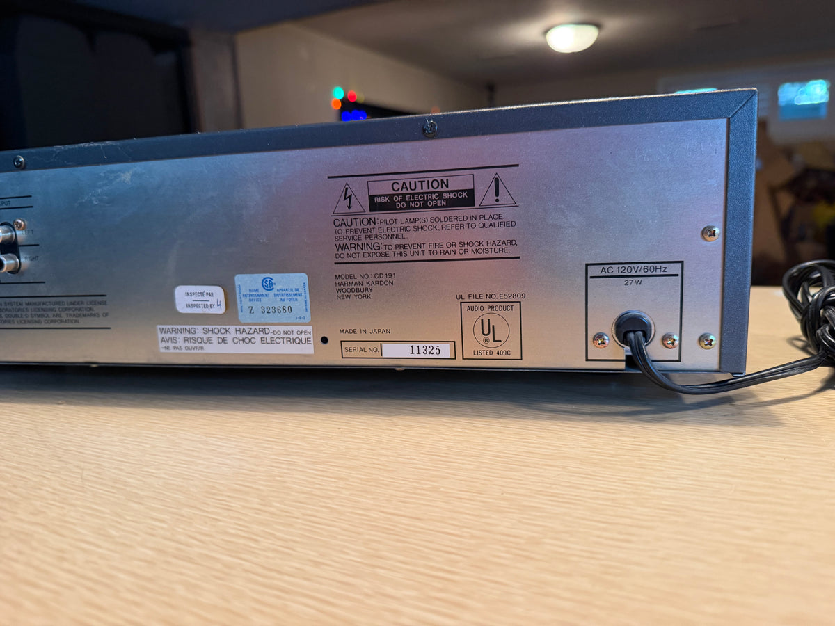 Harman Kardon CD191 High Fidelity Cassette Deck Serviced Sendust Head Dolby🎶🔥