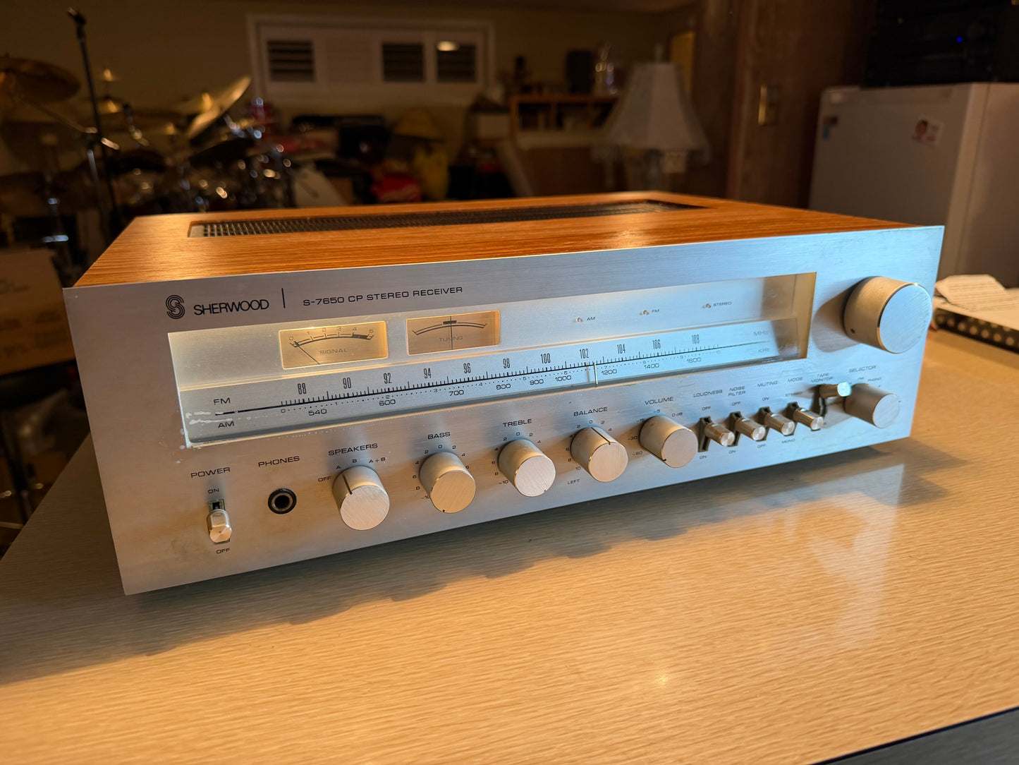 Vintage Sherwood S-7650 CP Stereo Receiver Amplifier  Fresh Servicing V RARE🔥🎶