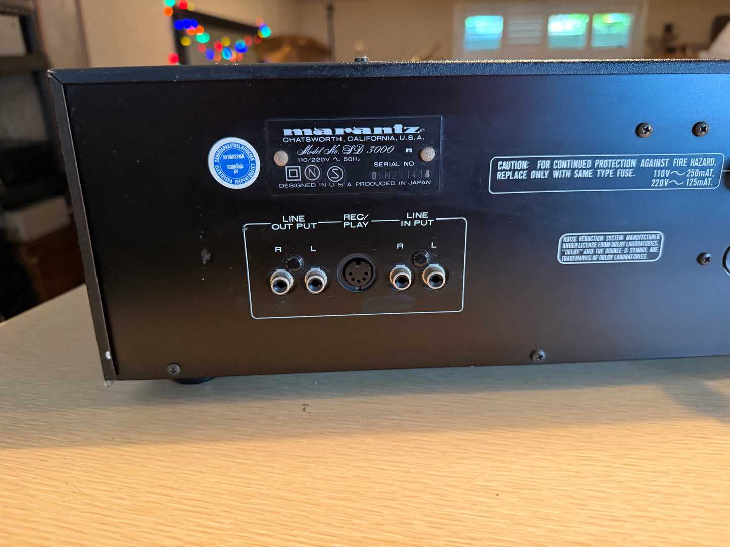 VINTAGE Marantz SD3000 Stereo Cassette Deck  Near Mint Fresh Service Rare Gold🔥