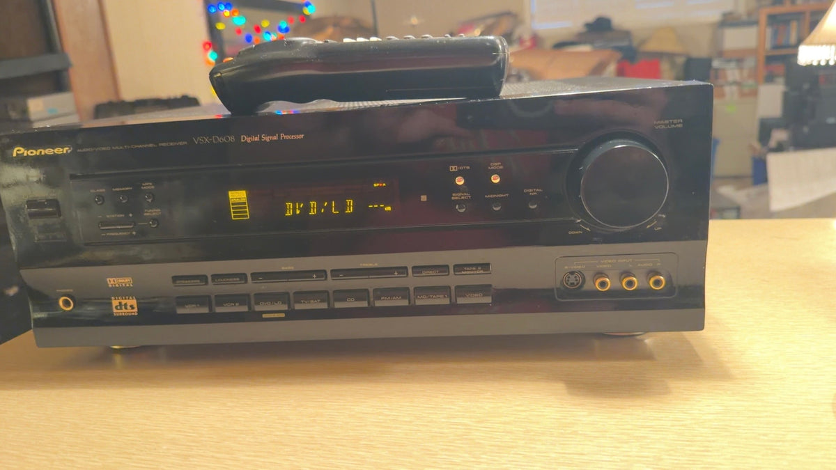 Vintage Pioneer VSX-D608 500 Watt Av Receiver – Home Theatre Stereo Serviced🔥🎶