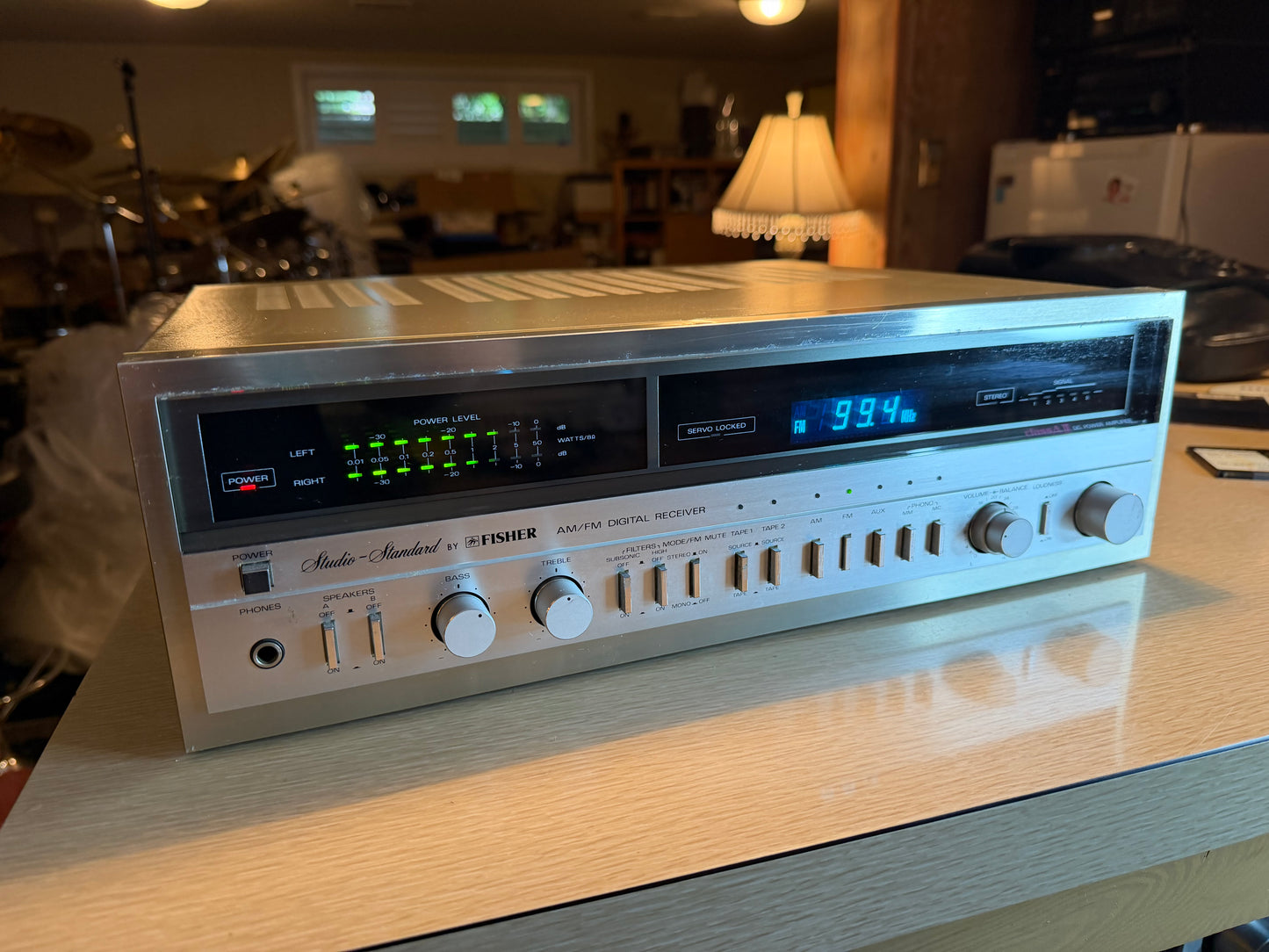 Vintage Fisher RS-250 Studio Standard Stereo Receiver Silver Japan FRESH SERVICE