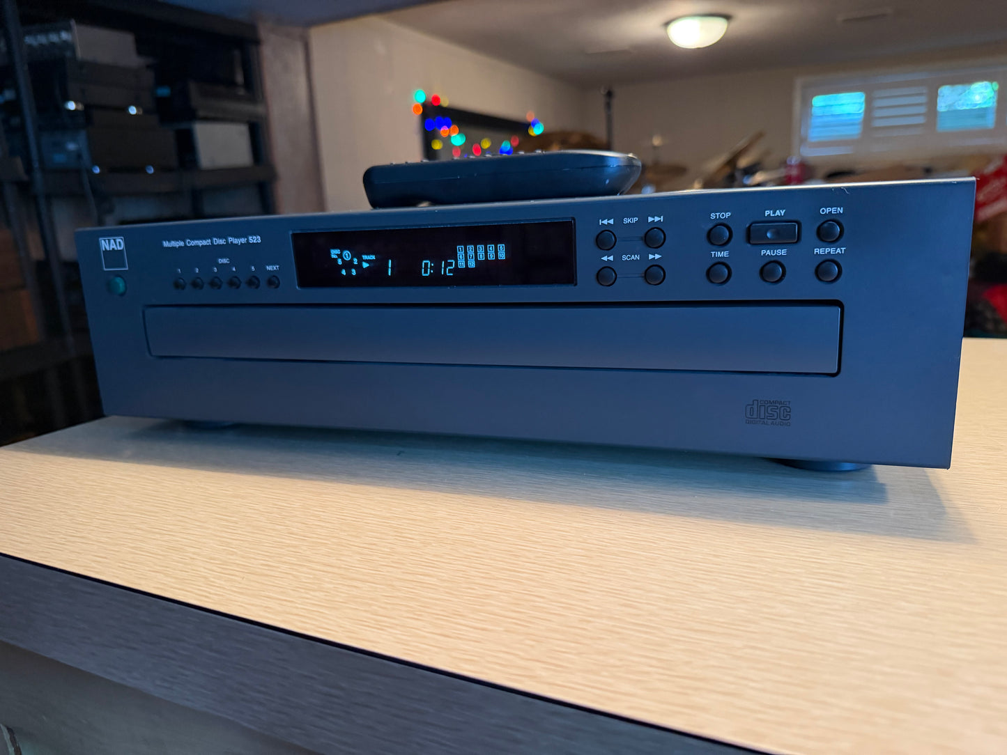 NAD 523 5-Disc CD Changer Carousel Cdp Audiophile Hi-Fi Fresh Service Remote🔥🎶