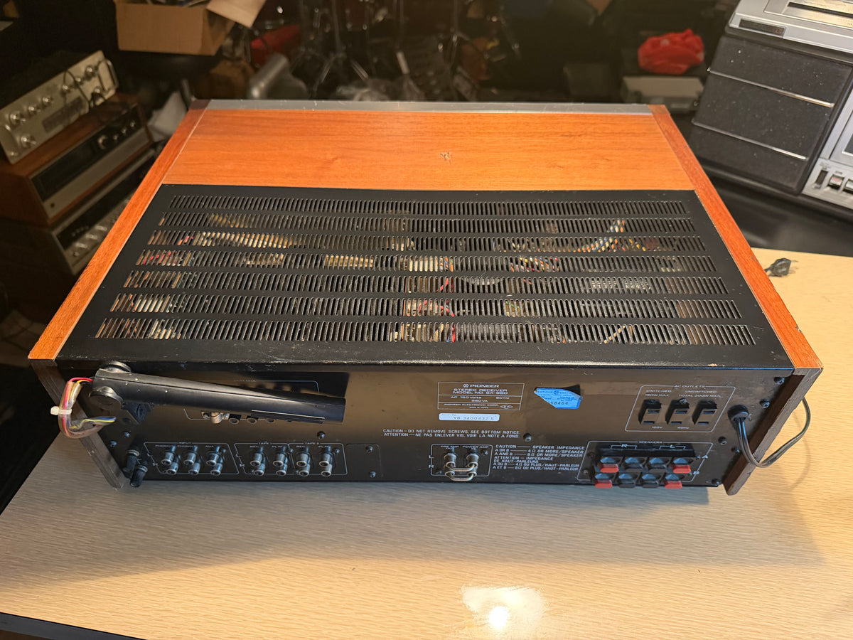 MONSTER Pioneer SX-980 Vintage Receiver Amplifier Fresh Pro Service New Bulbs 🔥