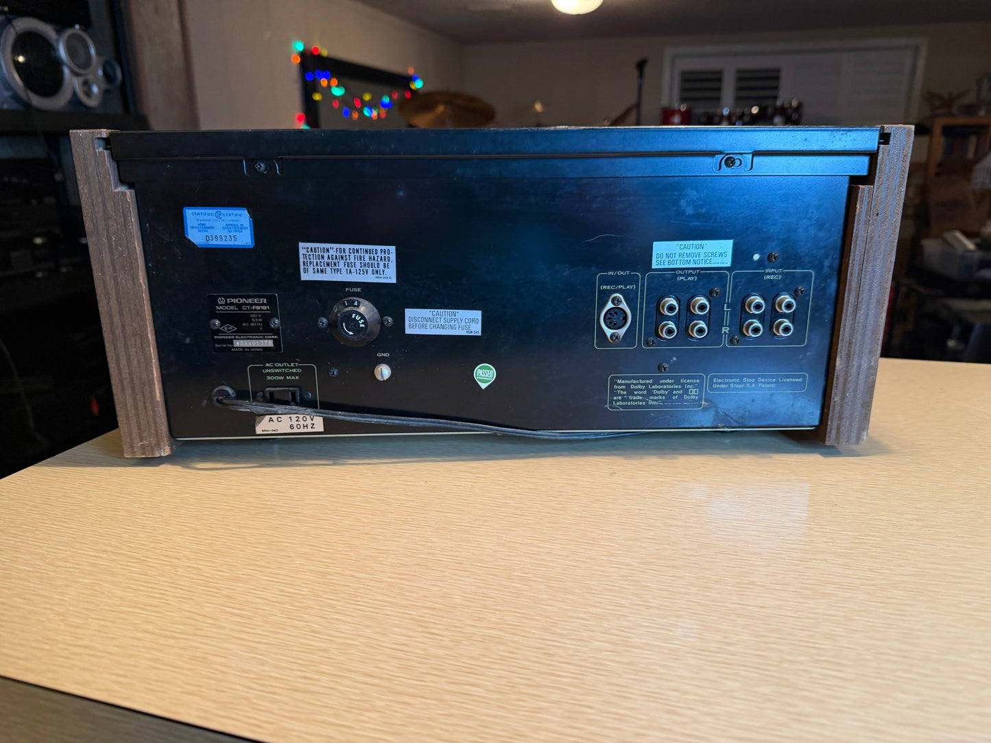 Vintage Pioneer Stereo Cassette Tape Deck CT-F9191 - Tested and Works