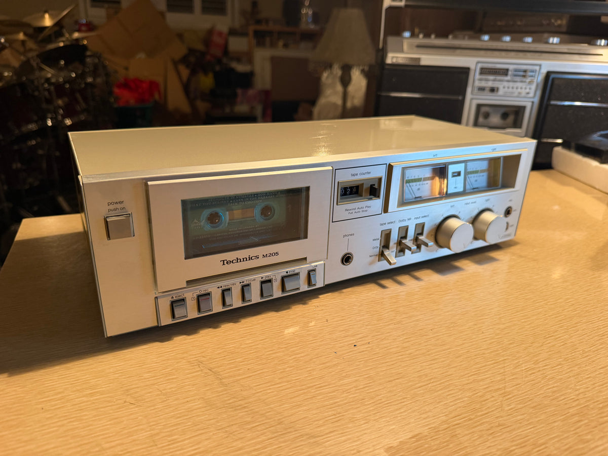 Technics RS-M205 Stereo Tape Cassette Deck Near Mint! Vintage Japan *Serviced*🔥
