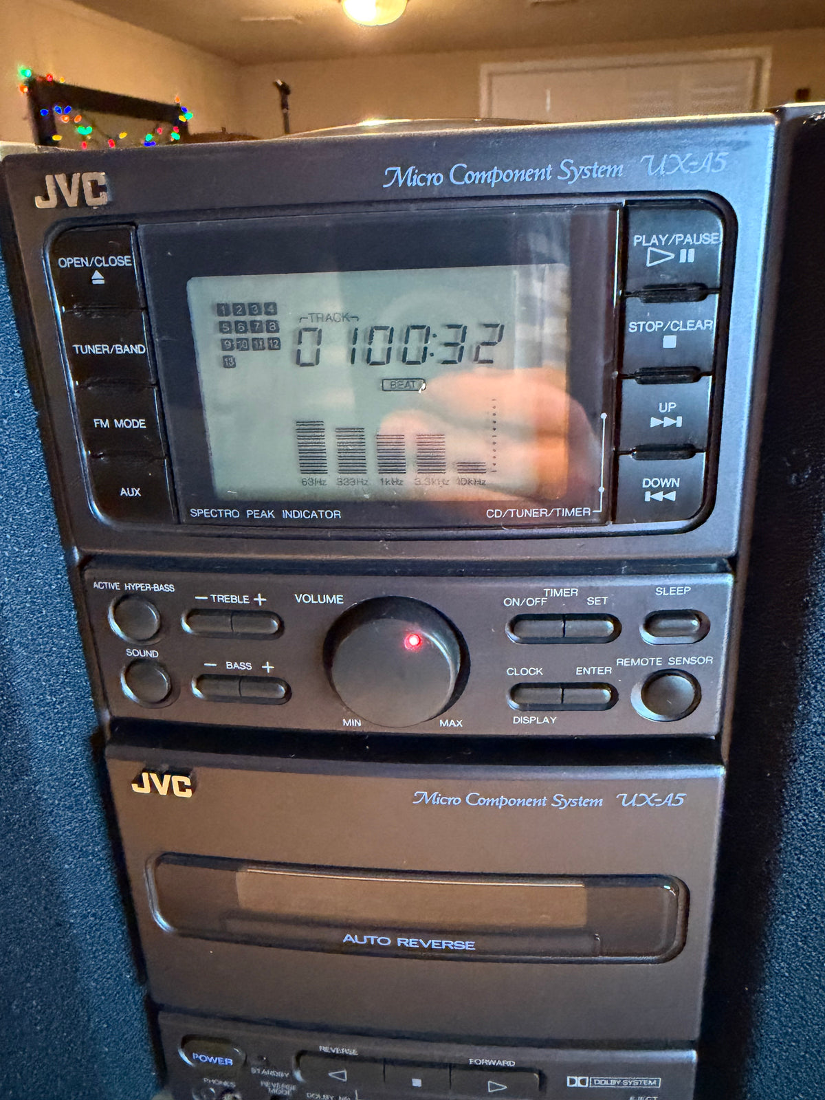JVC UX-A5 Complete Micro Component System AM FM Stereo CD Tape Deck Fully Works!