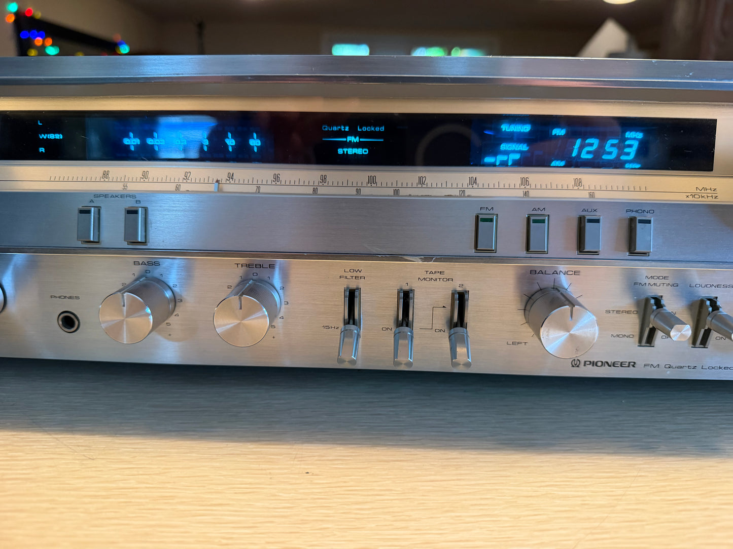 Fully Serviced Pioneer SX-3700 Receiver 45WPC Fluoroscan Technology Excellent🔥