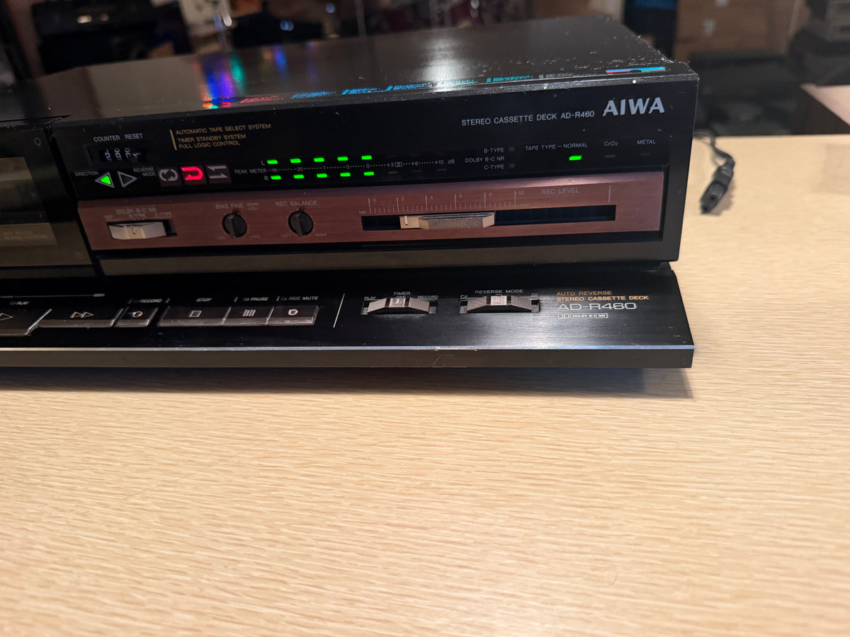 Vintage AIWA AD-R480 Cassette Tape Deck All Belts Replaced Extremely Rare 🎶🔥